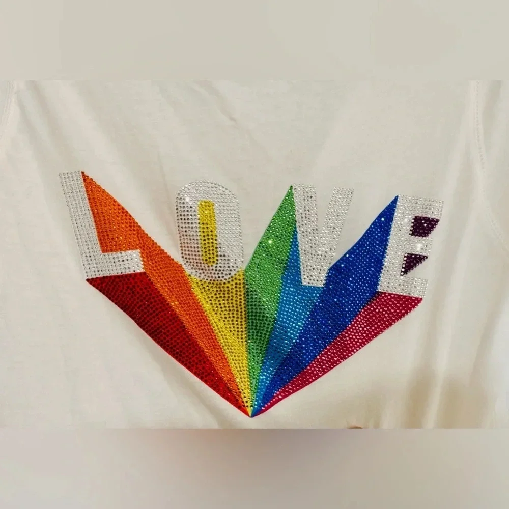 Zadig & Voltaire Tunisien McLove Rainbow T-shirt - Picture 6 of 8